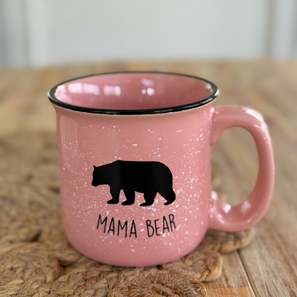 Mama Bear Pink Ceramic Mug